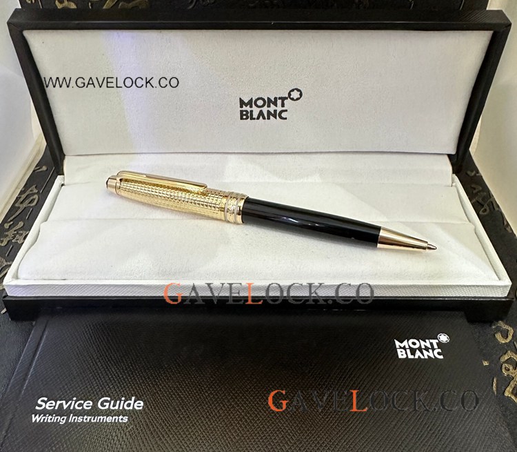 New Arrival! AAA Montblanc Meisterstuck Le Grand Ballpoint Gold gift